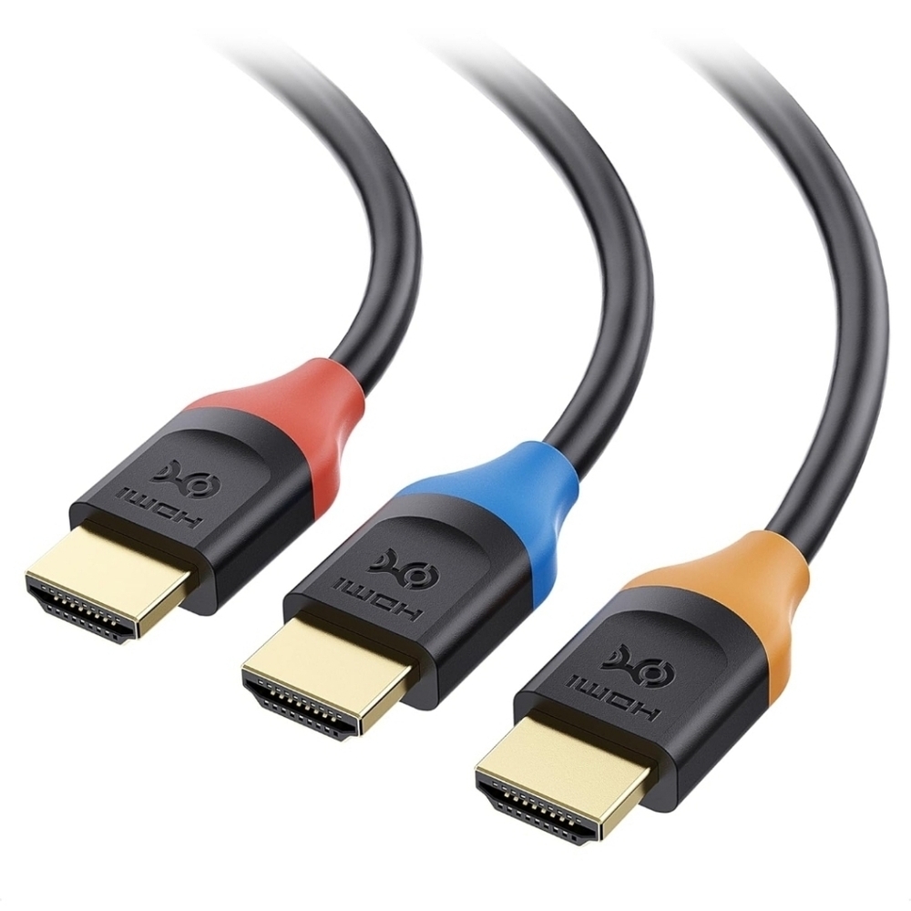 NEW!!! Cable Matters 3-Pack High Speed HDMI Cable 3 ft with 4K @60Hz, 2K @144Hz